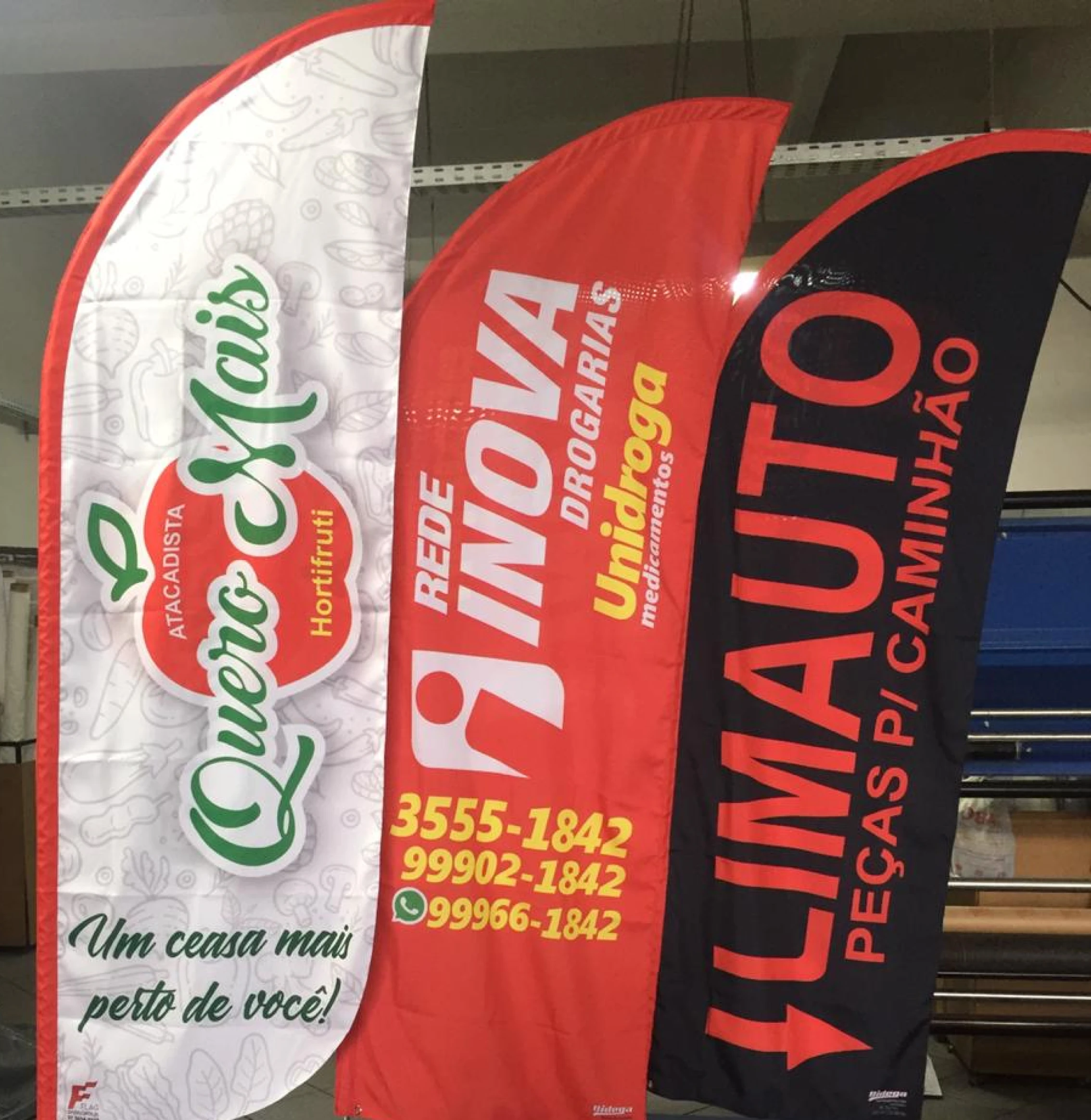 Wind banner Flag Brasil